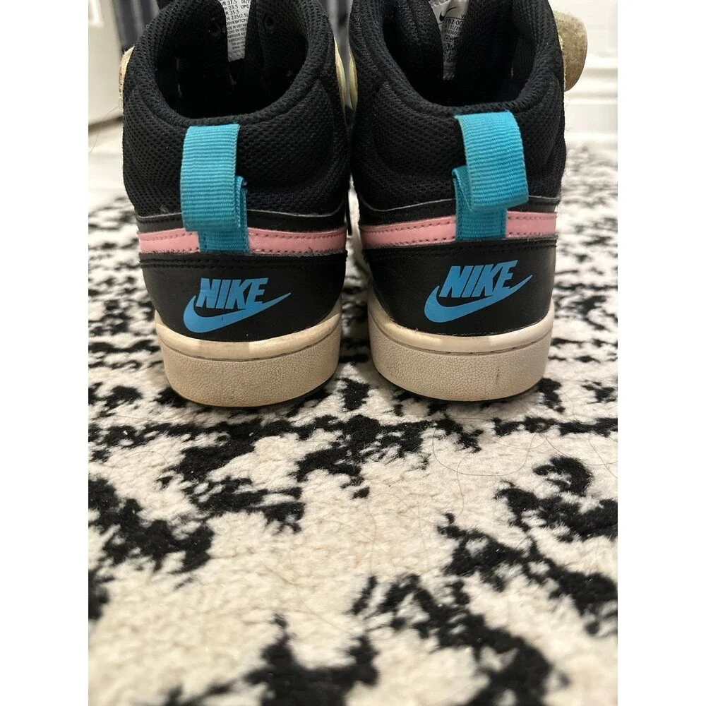 Nike Court Borough Mid 2 'Black Pink Blue Fury' 5Y